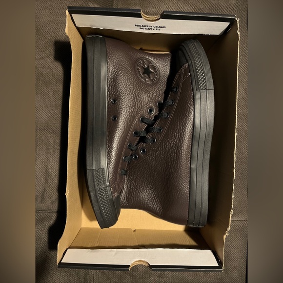 CONVERSE Chuck Taylor All Star Leather Boots Shoes 172012C Brown Men's N… - Picture 9 of 9